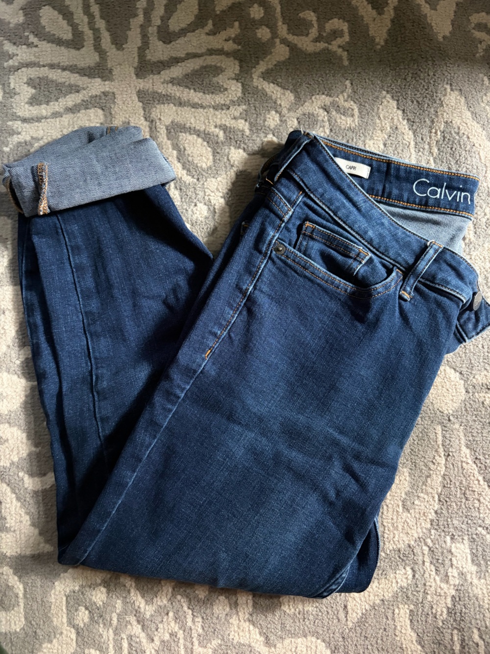 Calvin Klein crop jeans